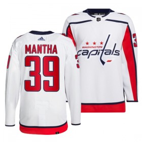 Washington Capitals Hockeydrakt Anthony Mantha 39 Hvit Adidas Authentic - Herre